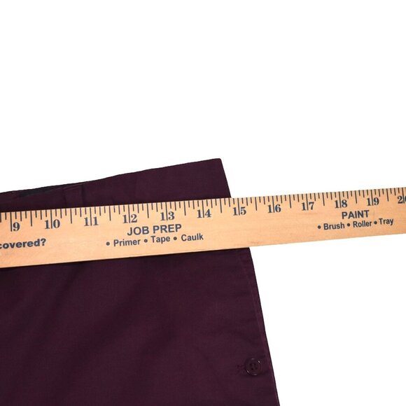 COS Maroon Straight Leg Pants US 8 Women Tailored Capsule Minimalist - Picture 5 of 7